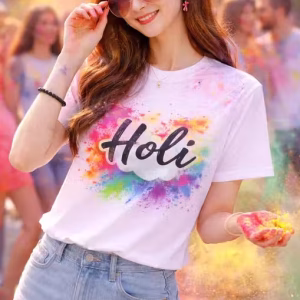 Holi Printed T-shirt